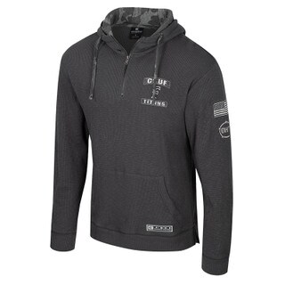 Colosseum Operation Hat Trick Booyah Quarter Zip Hooded Thermal